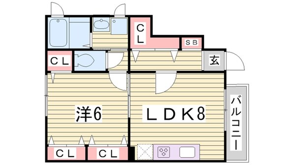 プレミールYAYOIの物件間取画像